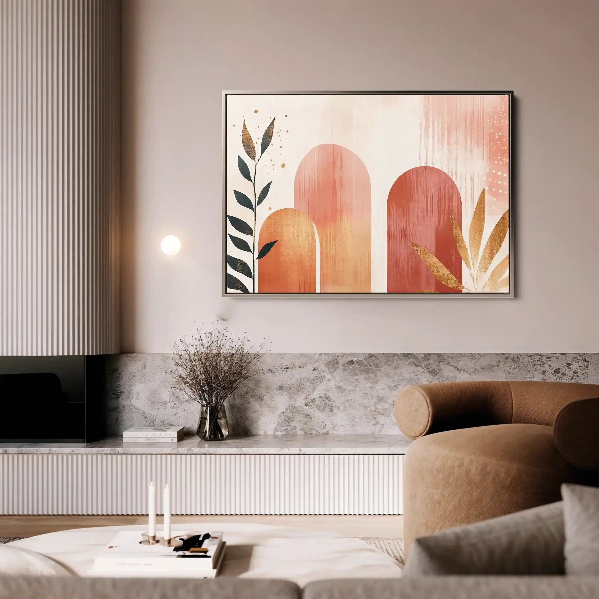 Boho 207 Canvas Art 90 x 60 cm / Stretched on hidden frame