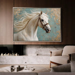 Horses 207 Canvas Art 90 x 60 cm / Stretched on hidden frame