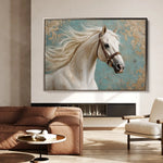 Horses 207 Canvas Art 90 x 60 cm / Stretched on hidden frame