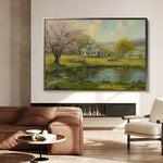 Landscape 207 Canvas Art 90 x 60 cm / Stretched on hidden frame