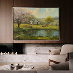 Landscape 207 Canvas Art 90 x 60 cm / Stretched on hidden frame