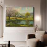 Landscape 207 Canvas Art 90 x 60 cm / Stretched on hidden frame