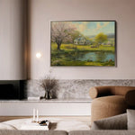 Landscape 207 Canvas Art 90 x 60 cm / Stretched on hidden frame