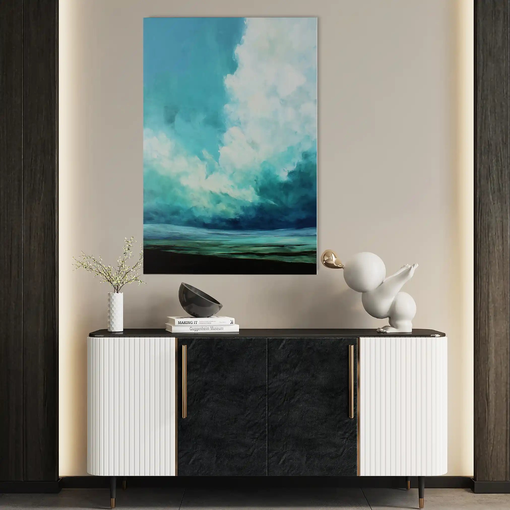 Abstract 2072 Canvas Art 60 x 40 cm / Stretched on hidden frame