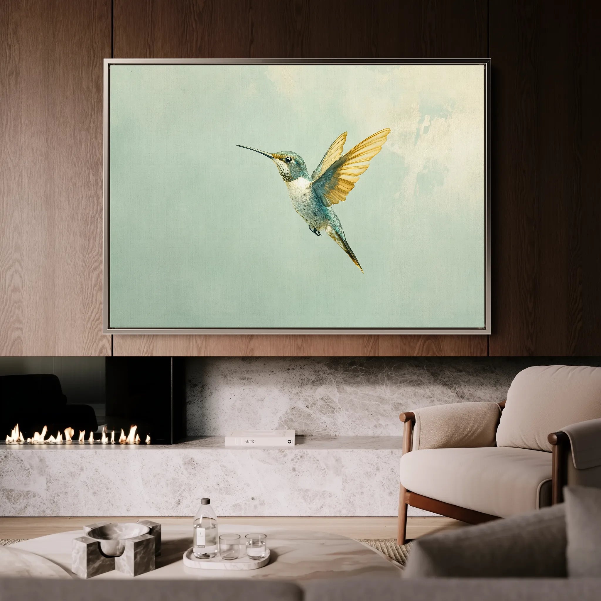 Animals Canvas Wall Art WAD208-AN 90 x 60 cm / Stretched on hidden frame