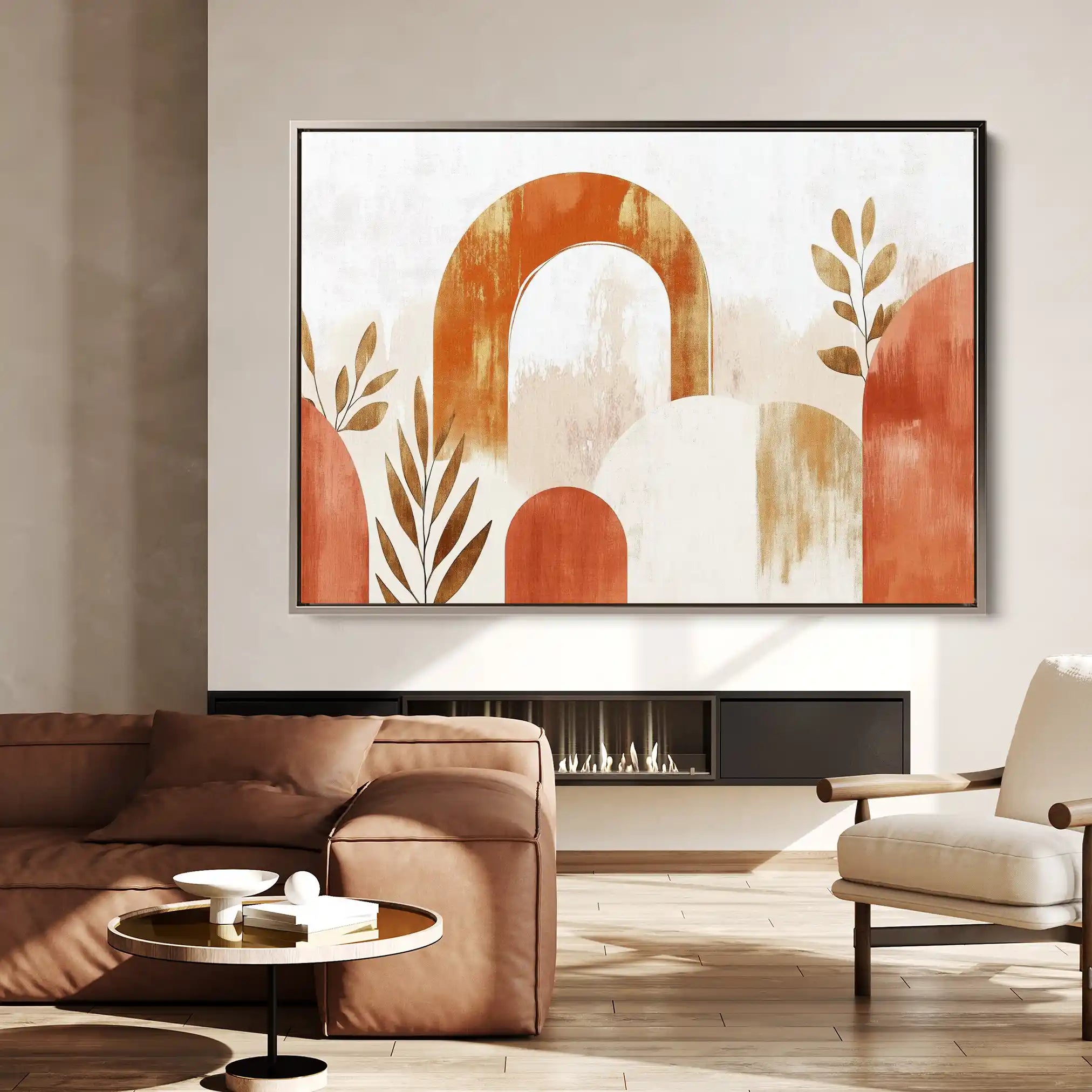 Boho 208 Canvas Art 90 x 60 cm / Stretched on hidden frame
