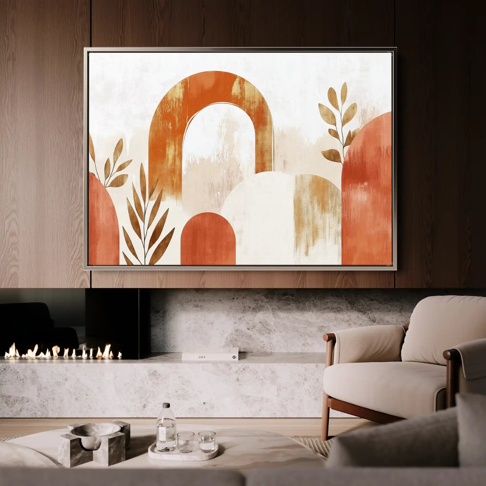 Boho 208 Canvas Art 90 x 60 cm / Stretched on hidden frame