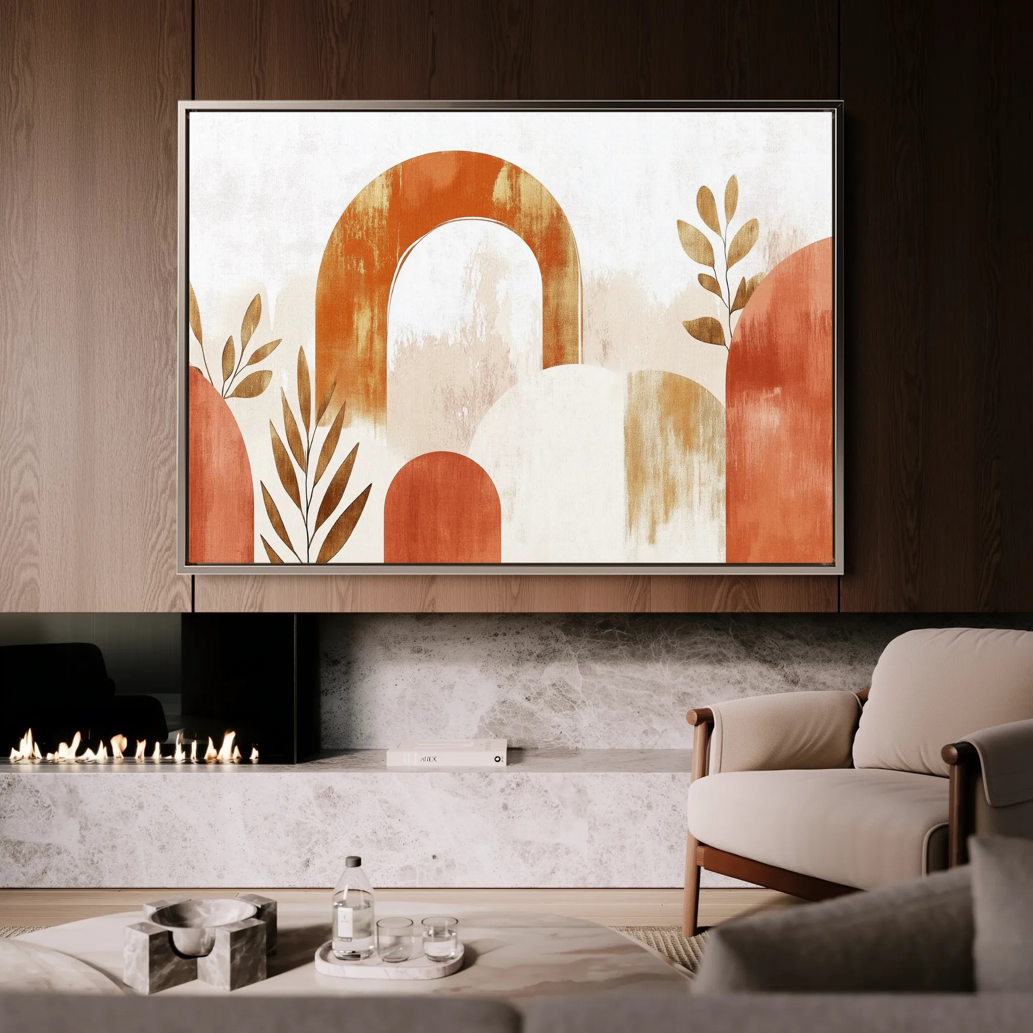 Boho Canvas Wall Art WAD208-BH 90 x 60 cm / Stretched on hidden frame