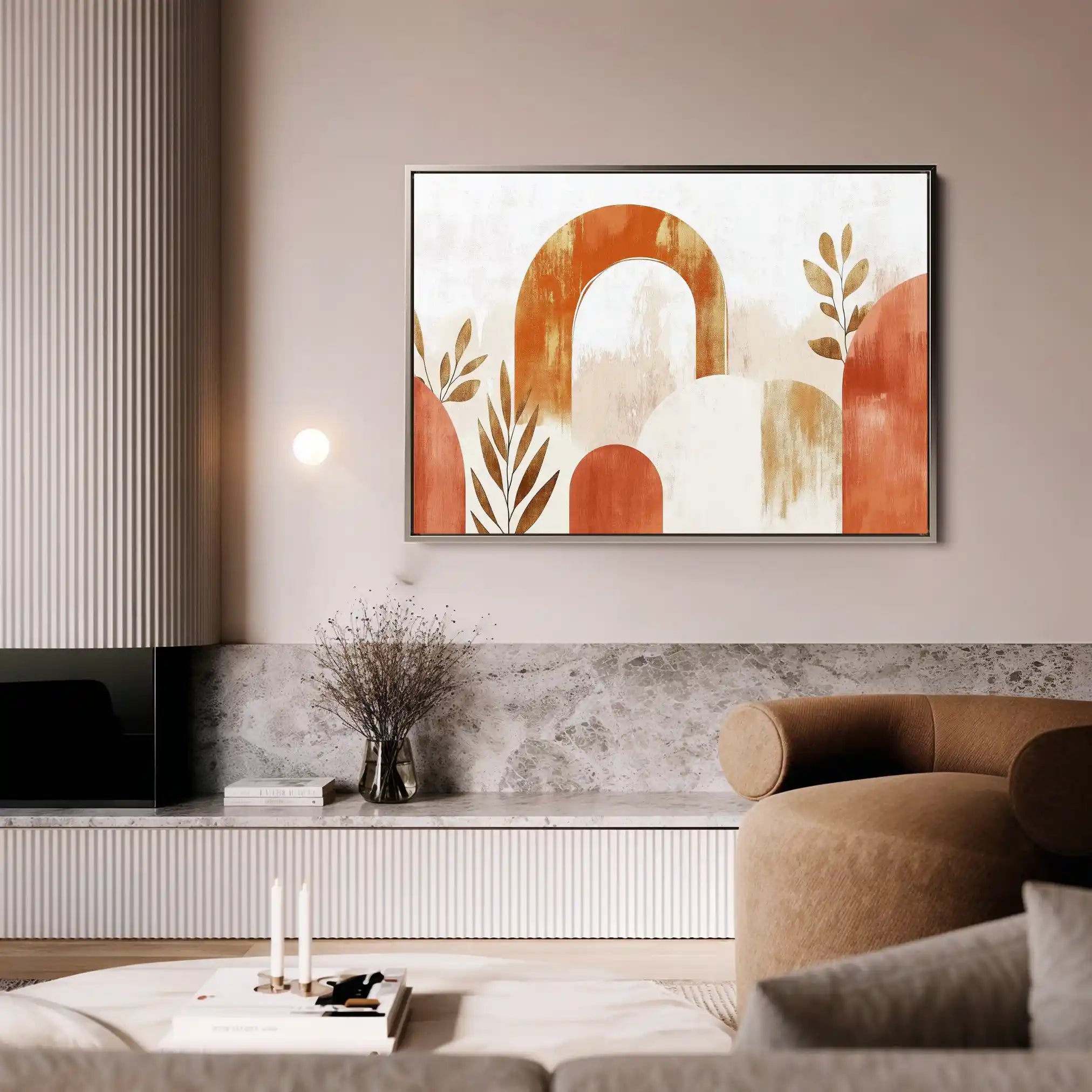 Boho 208 Canvas Art 90 x 60 cm / Stretched on hidden frame