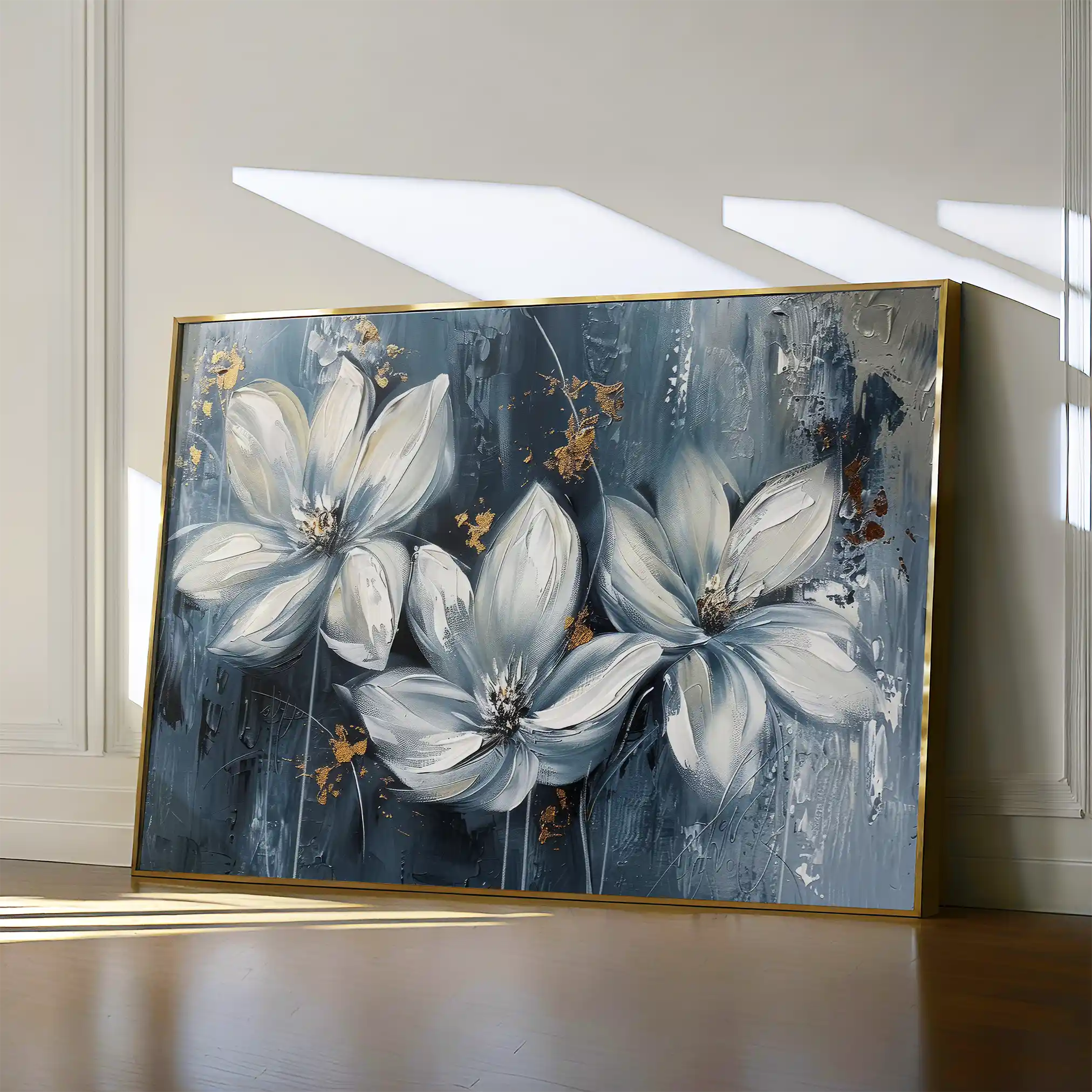 Floral Canvas Wall Art WAD208-F 90 x 60 cm / Stretched on hidden frame