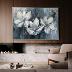 Floral Canvas Wall Art WAD208-F 90 x 60 cm / Stretched on hidden frame