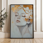 Portrait 208 Canvas Art 90 x 60 cm / Stretched on hidden frame