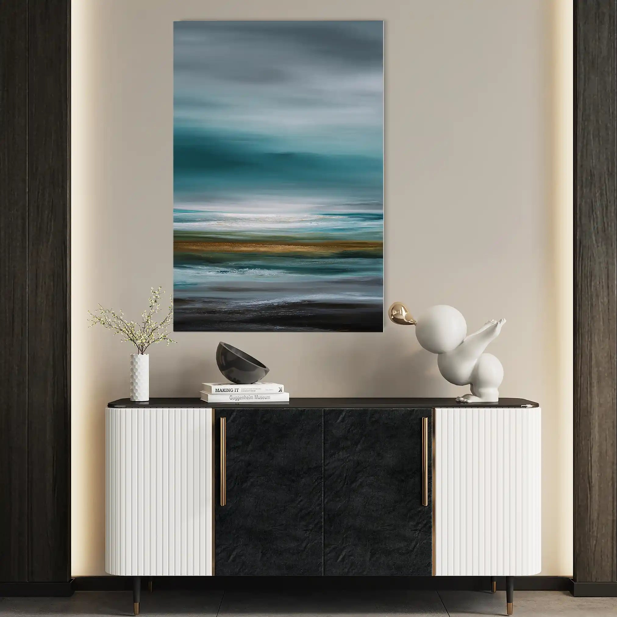 Abstract 2086 Canvas Art 60 x 40 cm / Stretched on hidden frame