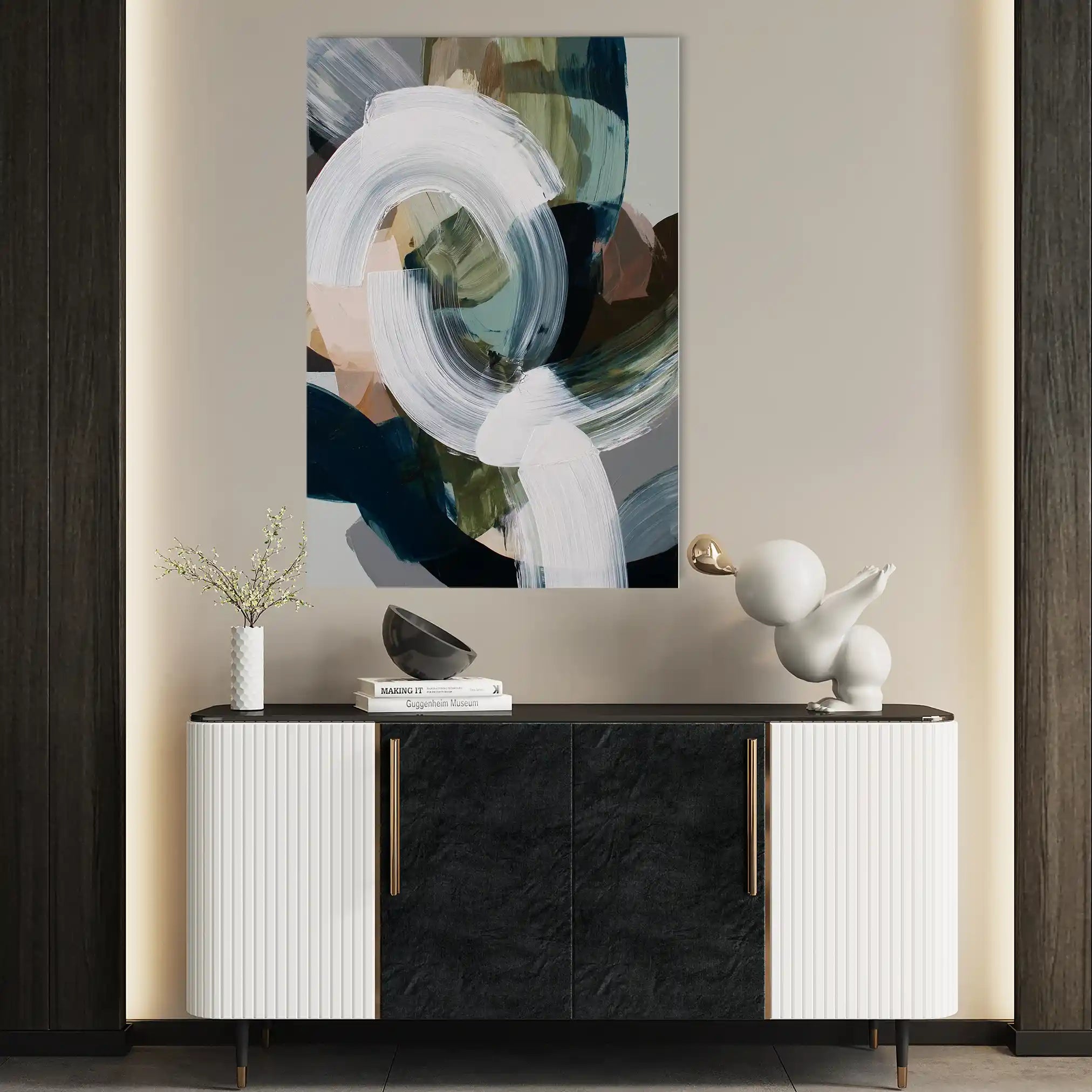 Abstract 2088 Canvas Art 60 x 40 cm / Stretched on hidden frame