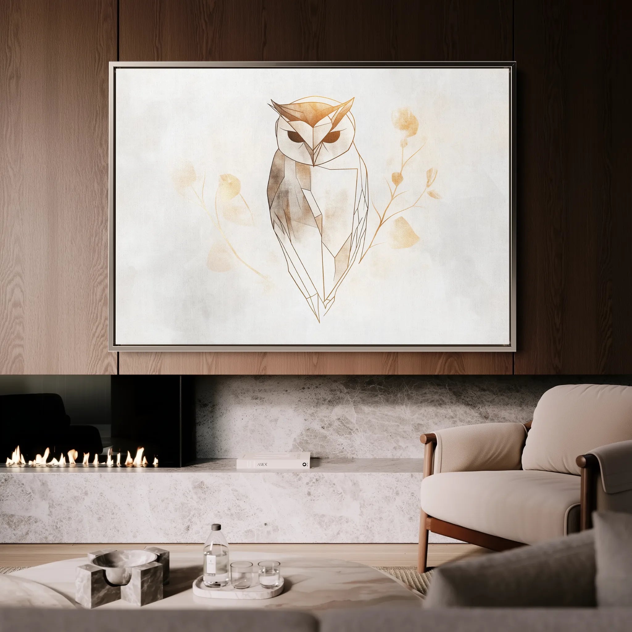 Animals Canvas Wall Art WAD209-AN 90 x 60 cm / Stretched on hidden frame