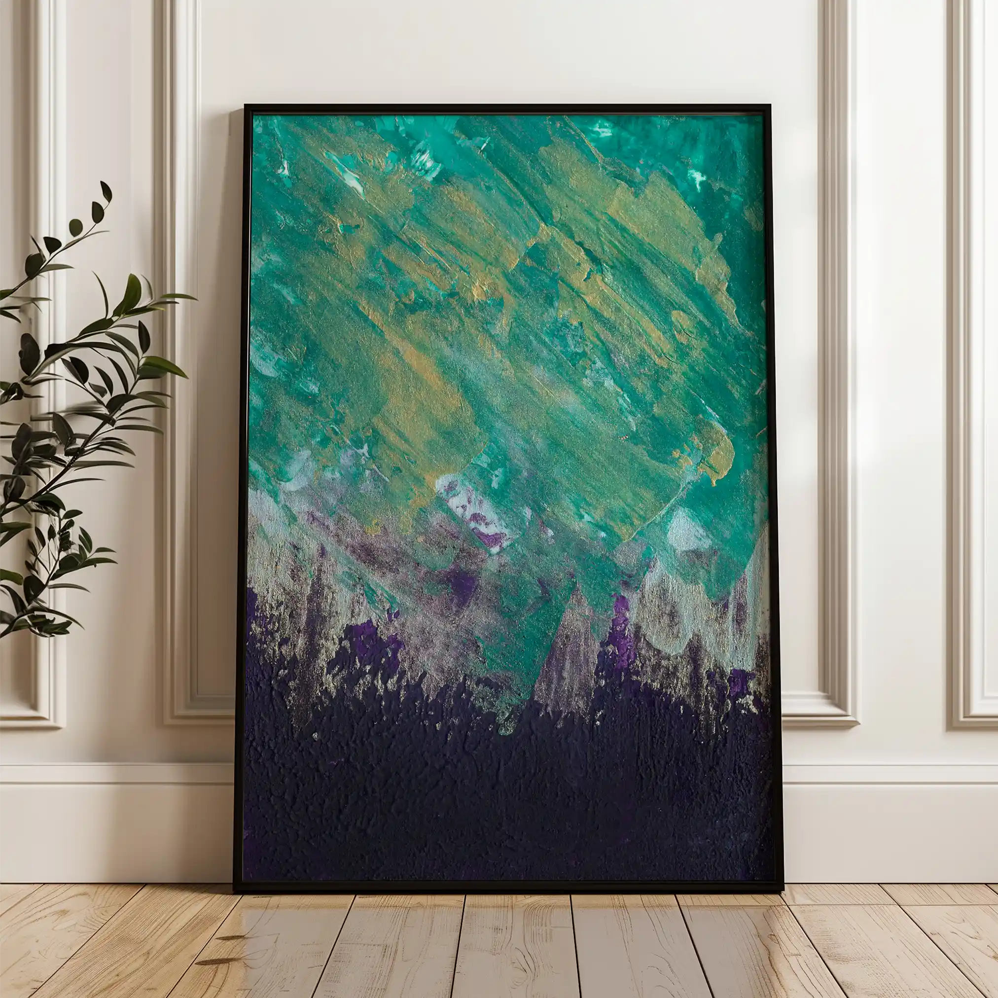 Abstract 209 Canvas Art 60 x 40 cm / Stretched on hidden frame