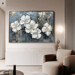 Floral Canvas Wall Art WAD209-F 90 x 60 cm / Stretched on hidden frame