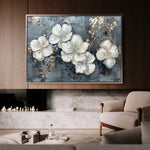 Floral Canvas Wall Art WAD209-F 90 x 60 cm / Stretched on hidden frame