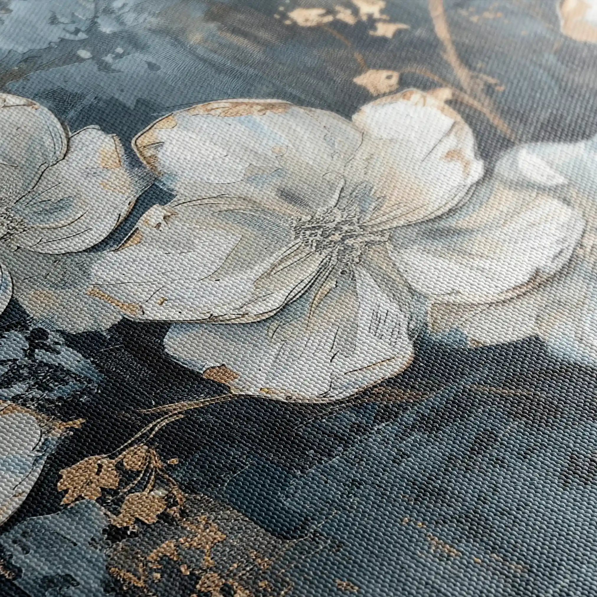 Floral Canvas Wall Art WAD209-F 90 x 60 cm / Stretched on hidden frame