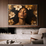 Portrait 209 Canvas Art 90 x 60 cm / Stretched on hidden frame