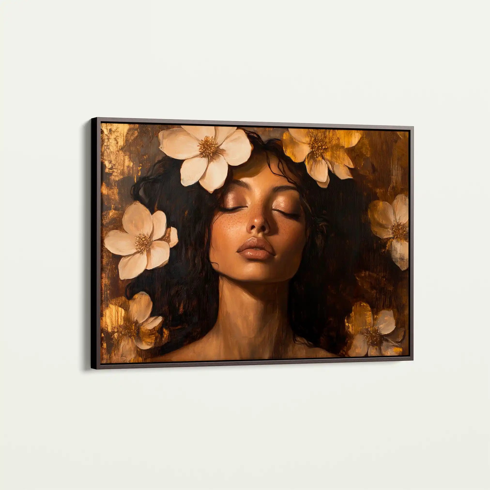 Portrait 209 Canvas Art 90 x 60 cm / Stretched on hidden frame