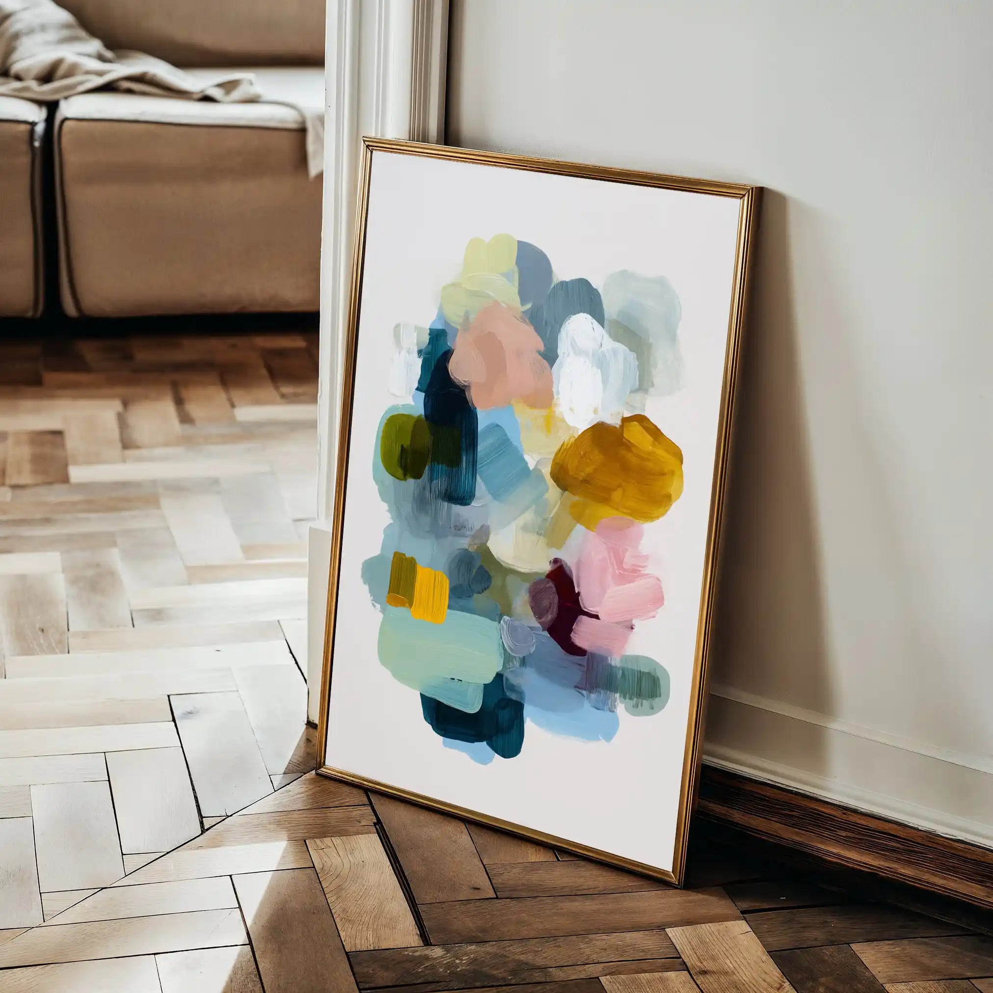 Abstract 2095 Canvas Art 60 x 40 cm / Stretched on hidden frame