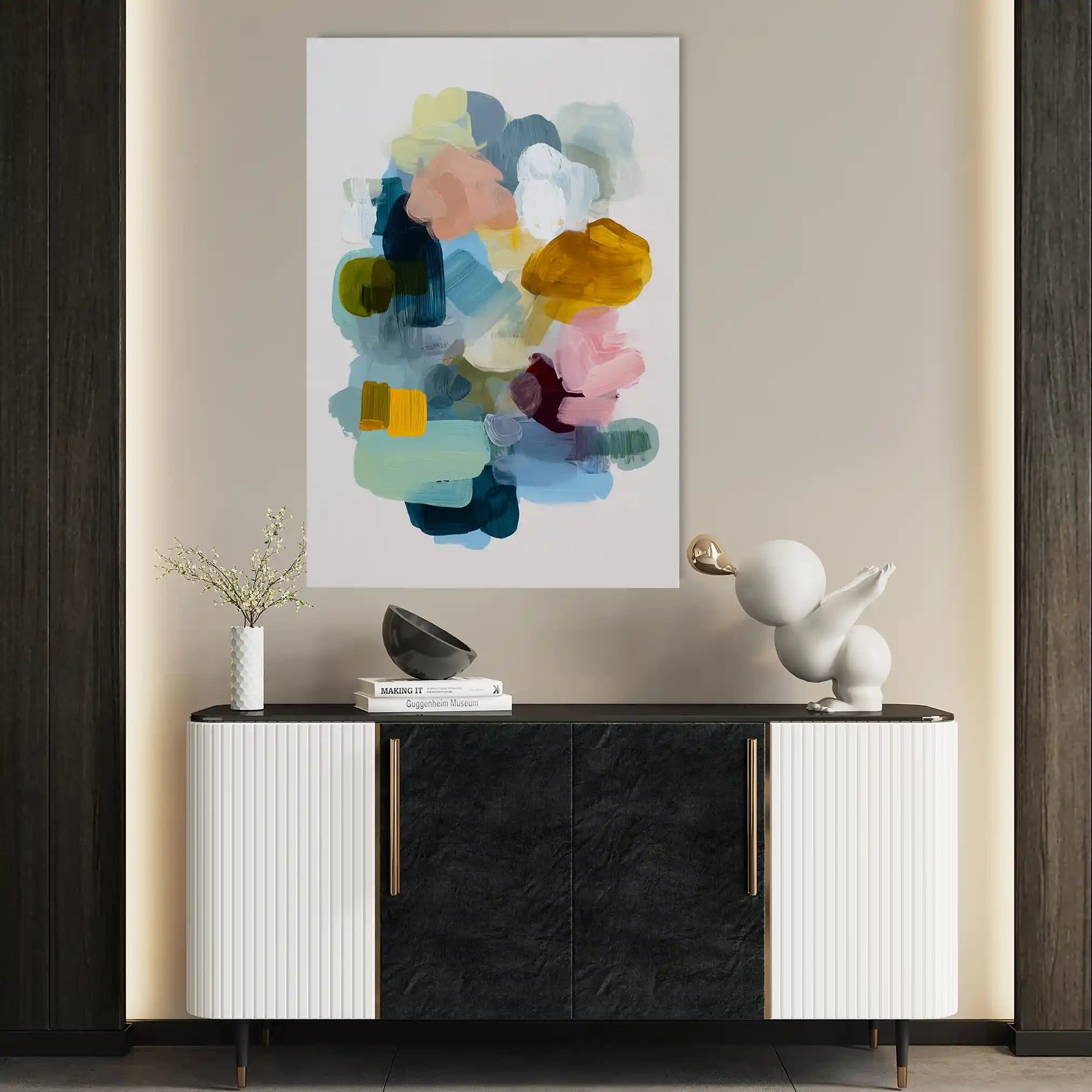 Abstract 2095 Canvas Art 60 x 40 cm / Stretched on hidden frame