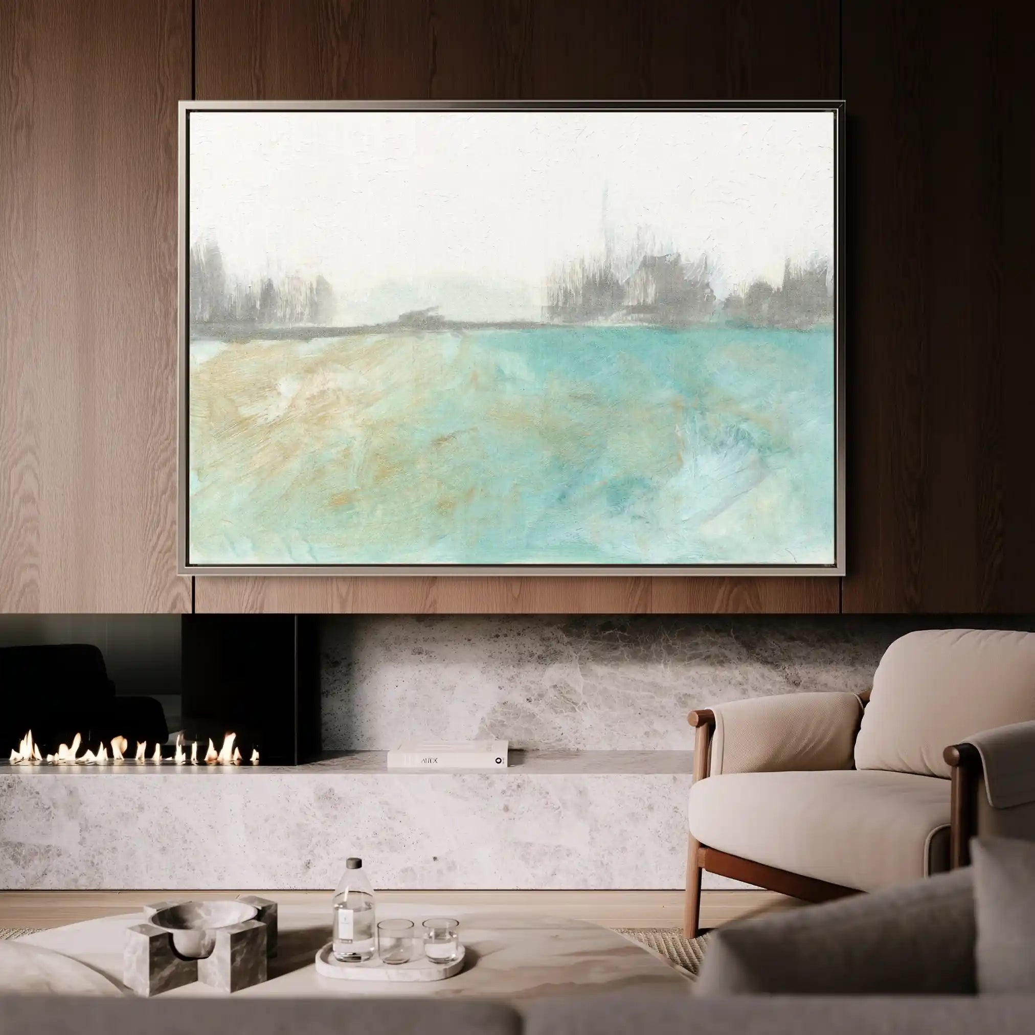 Abstract 210 Canvas Art 60 x 40 cm / Stretched on hidden frame