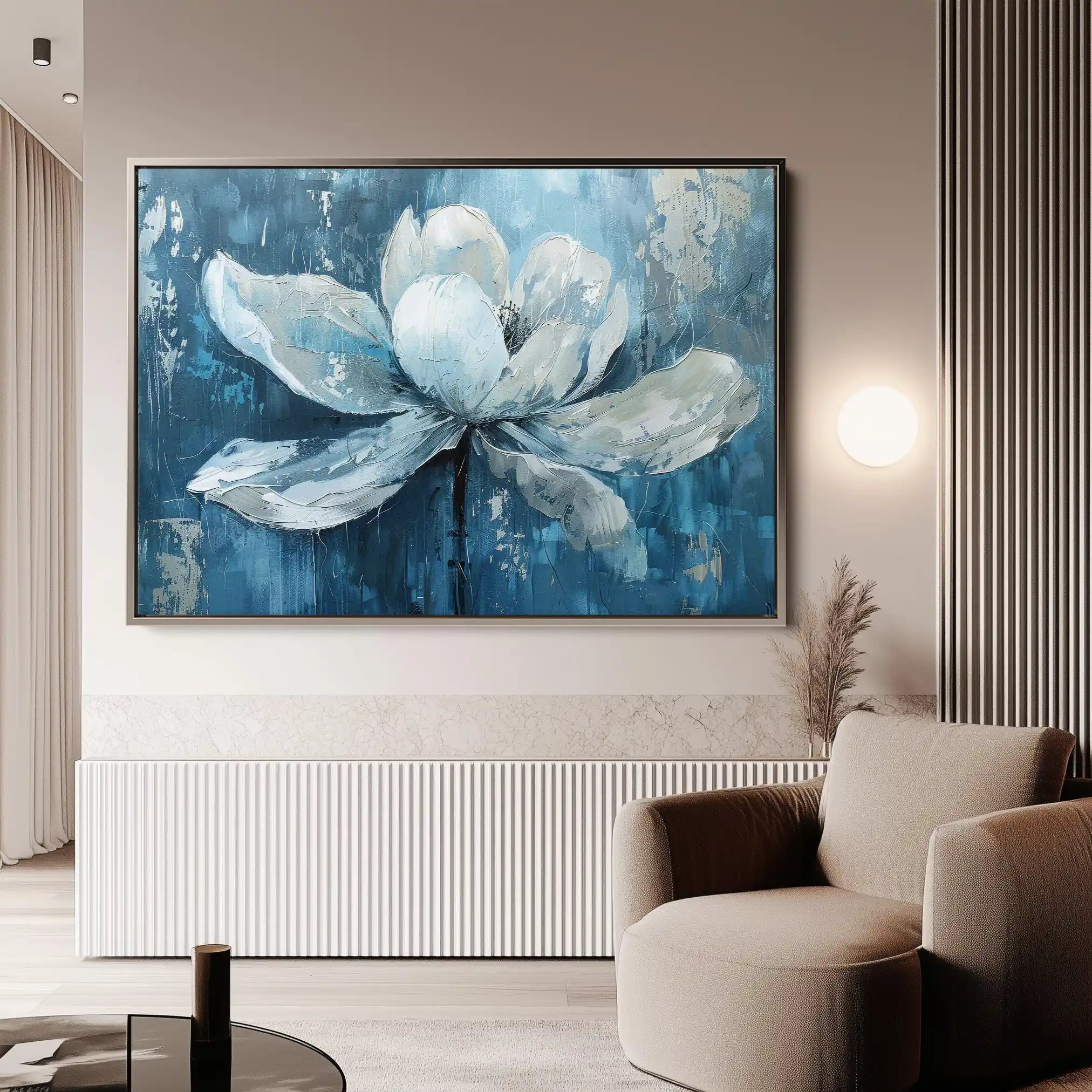 Floral Canvas Wall Art WAD210-F 90 x 60 cm / Stretched on hidden frame