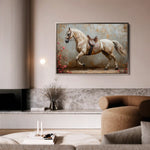Horses 210 Canvas Art 90 x 60 cm / Stretched on hidden frame