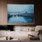 Landscape 210 Canvas Art 90 x 60 cm / Stretched on hidden frame
