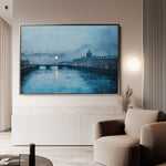 Landscape 210 Canvas Art 90 x 60 cm / Stretched on hidden frame