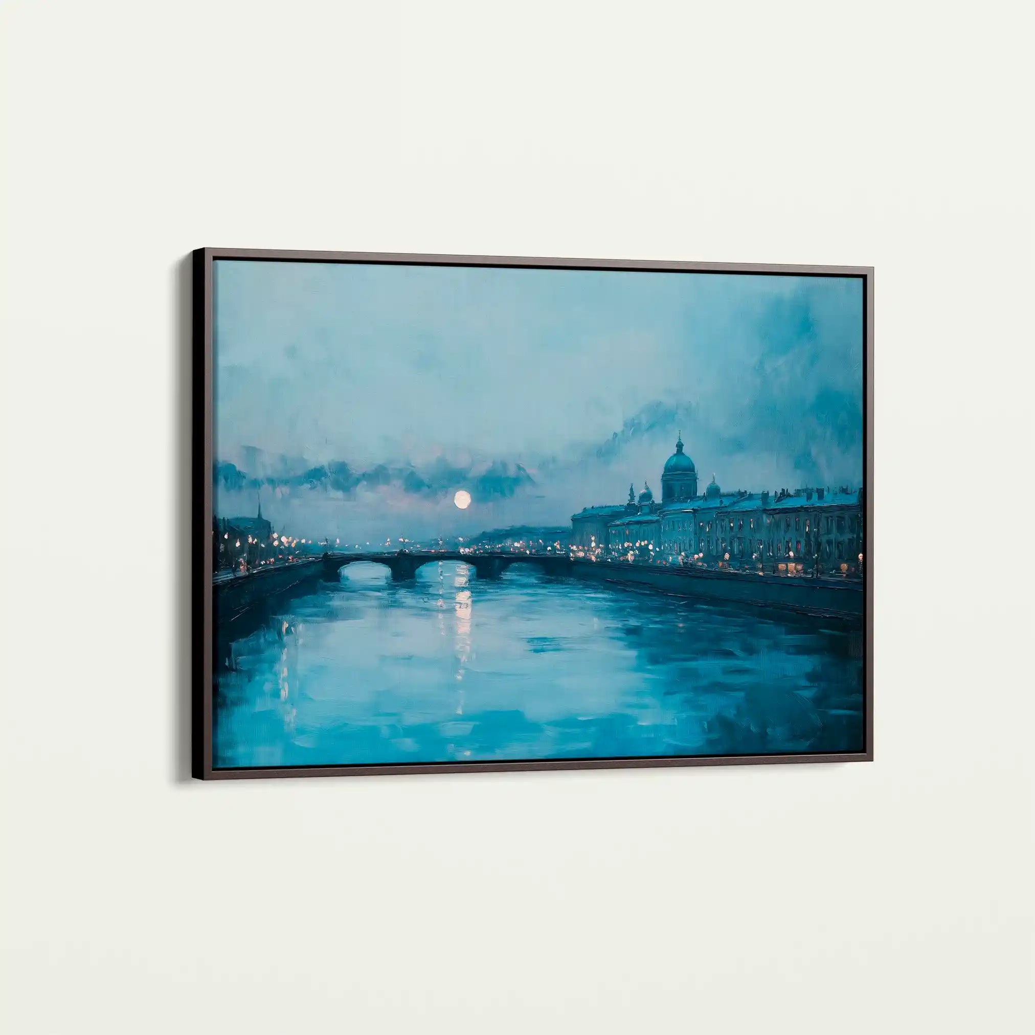 Landscape 210 Canvas Art 90 x 60 cm / Stretched on hidden frame