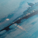 Landscape 210 Canvas Art 90 x 60 cm / Stretched on hidden frame