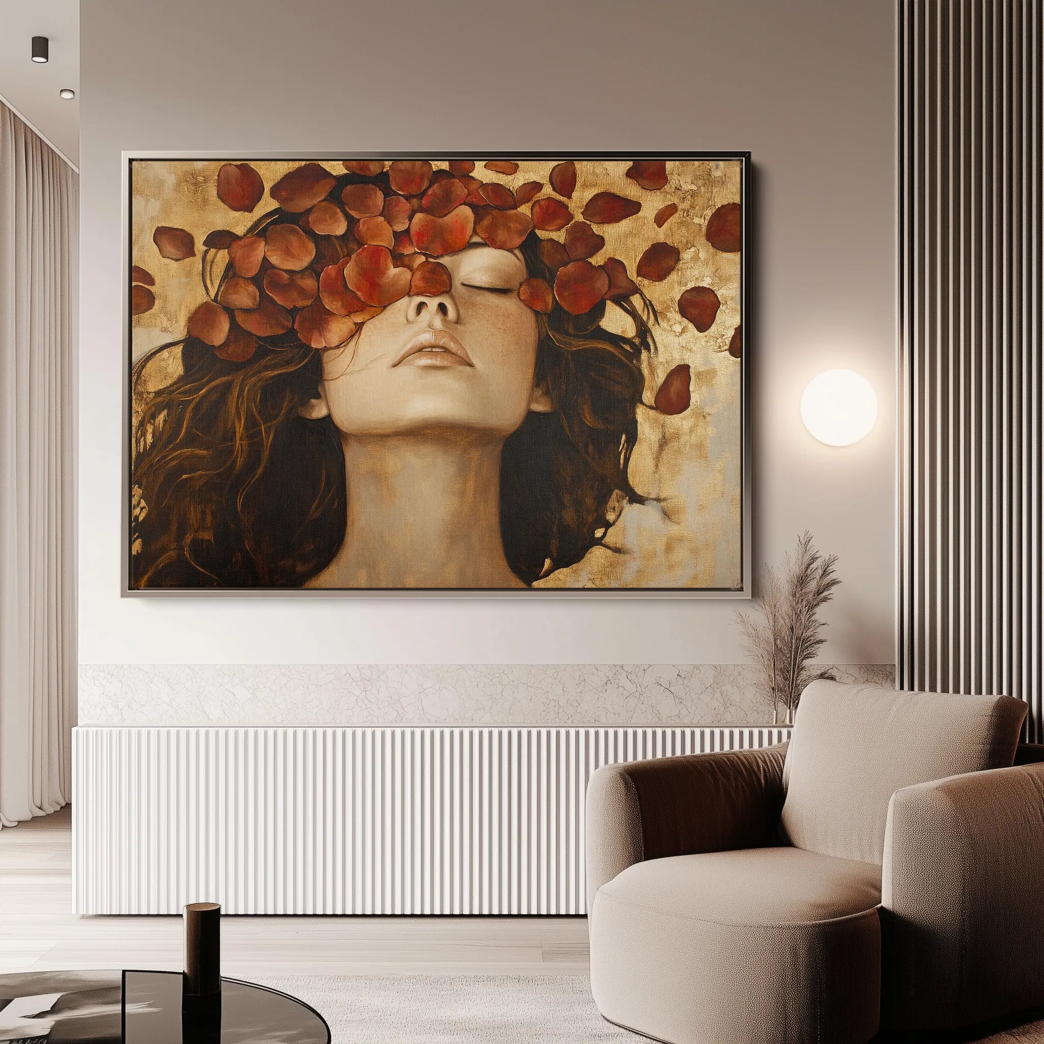 Portrait Canvas Wall Art WAD210-P 90 x 60 cm / Stretched on hidden frame