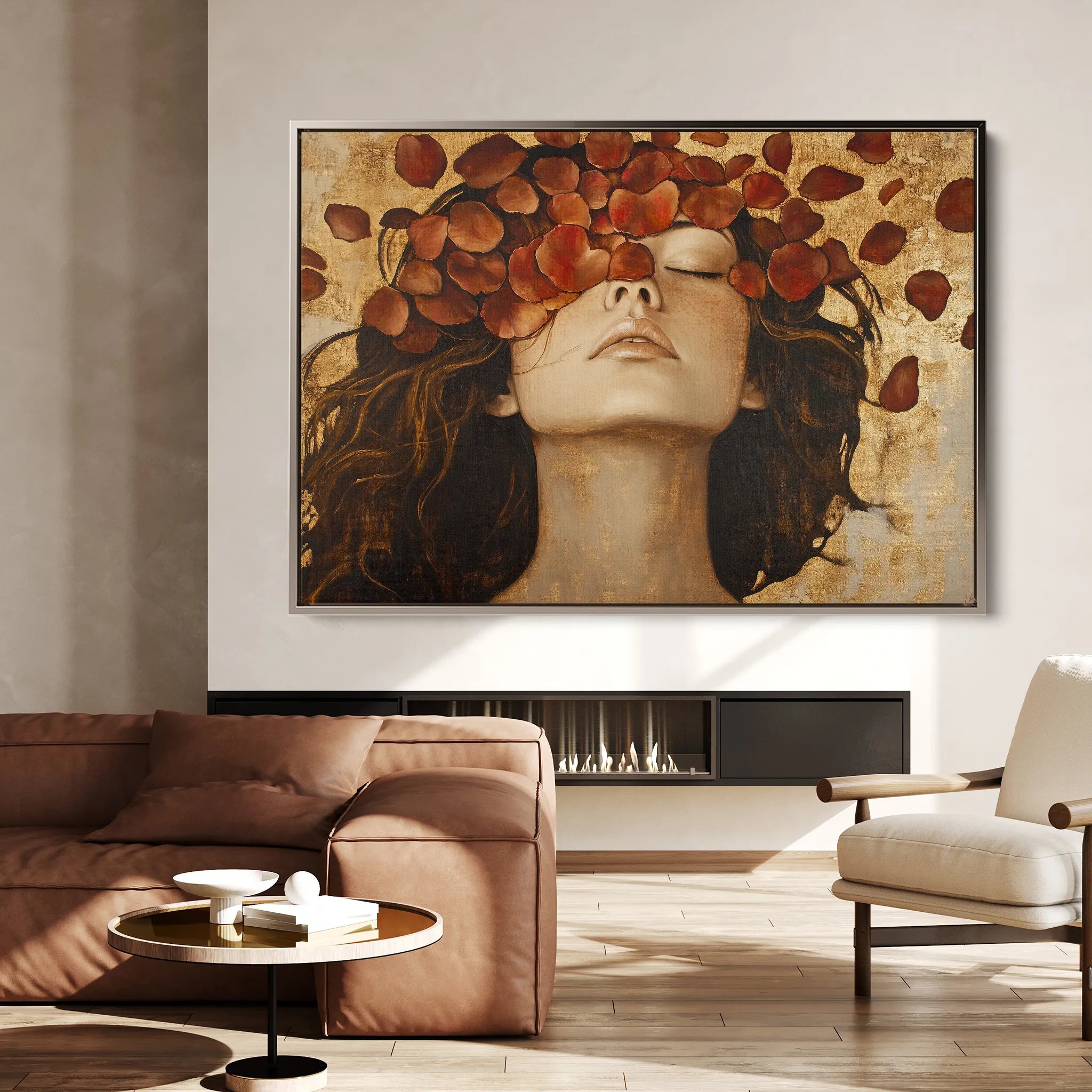 Portrait Canvas Wall Art WAD210-P 90 x 60 cm / Stretched on hidden frame