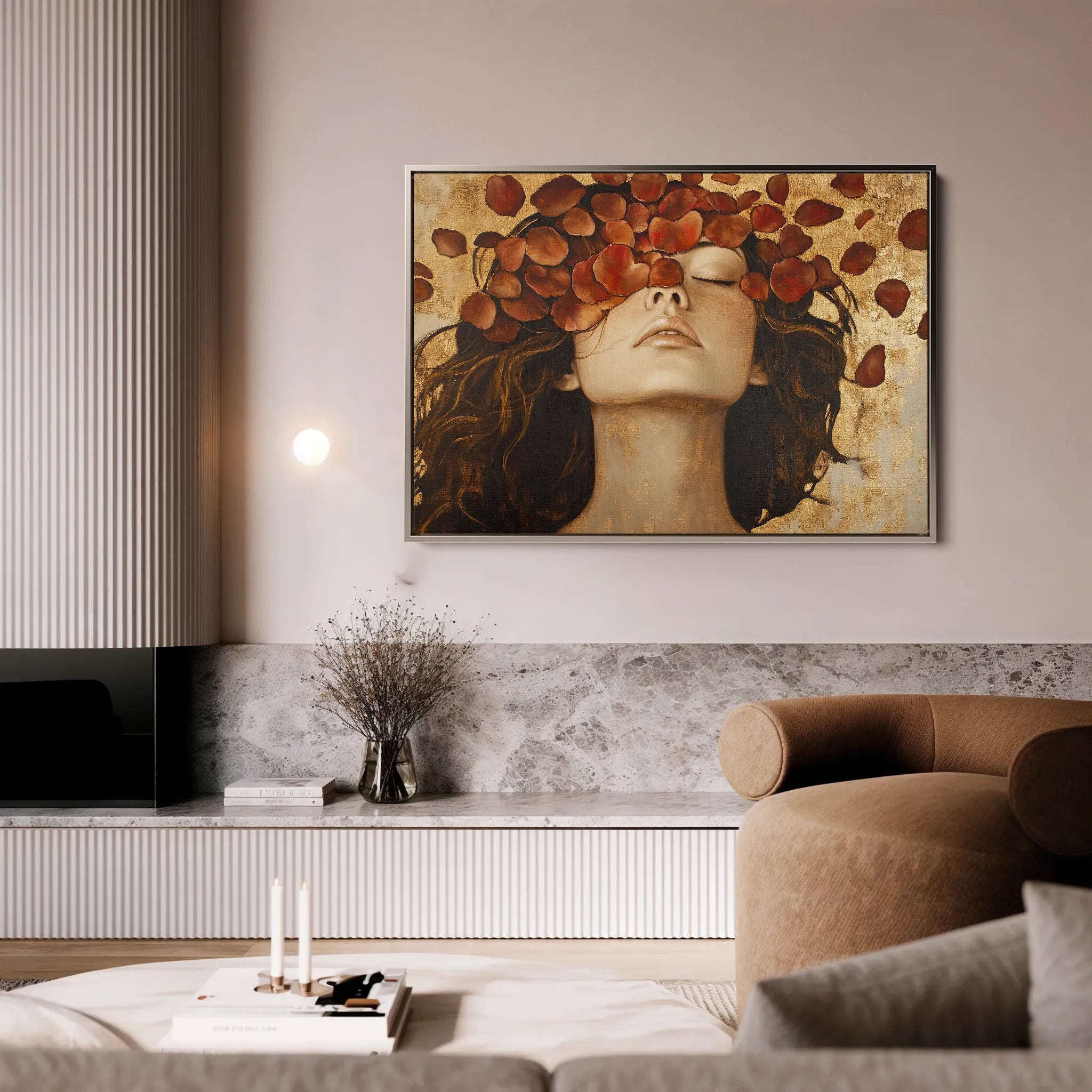 Portrait Canvas Wall Art WAD210-P 90 x 60 cm / Stretched on hidden frame