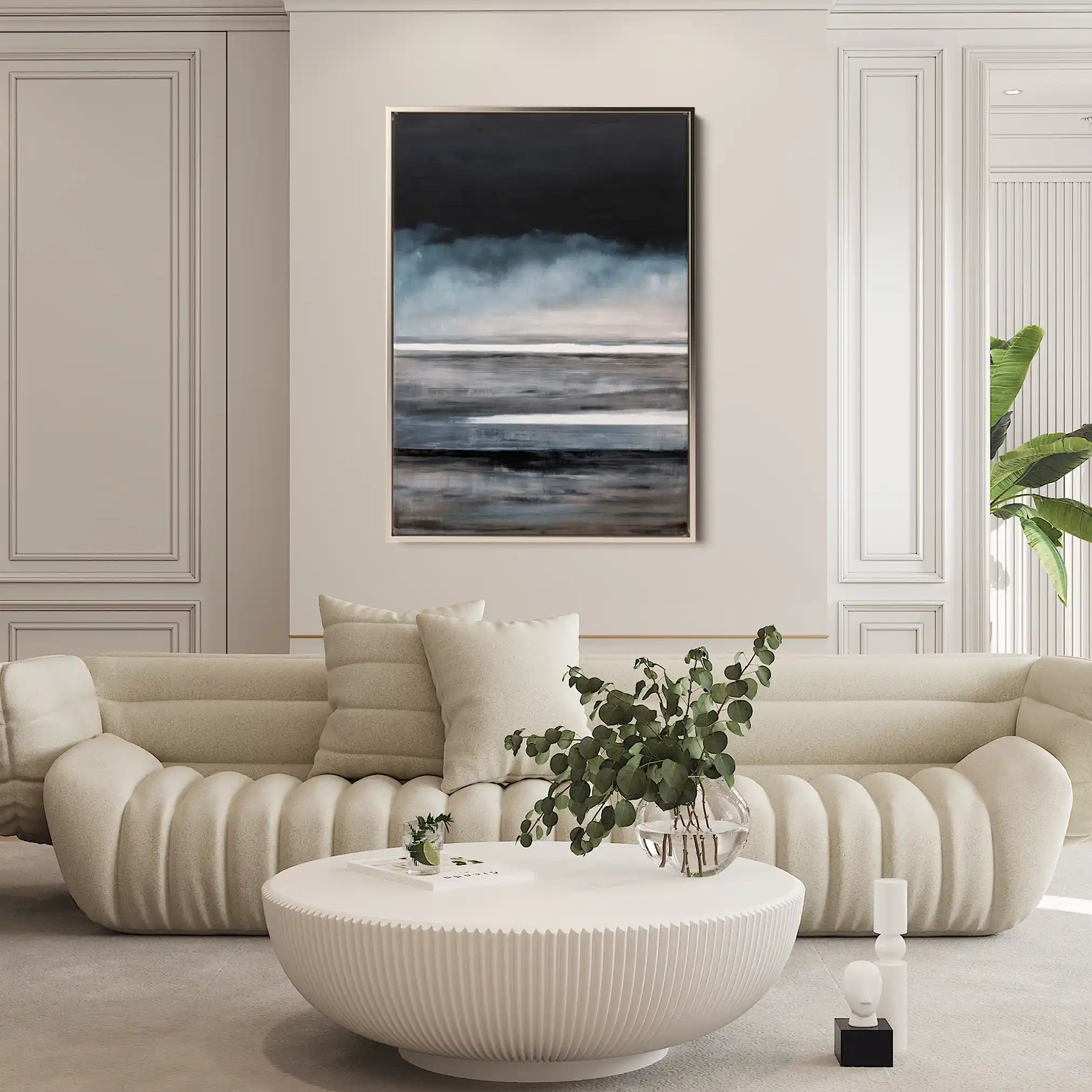 Abstract 2100 Canvas Art 60 x 40 cm / Stretched on hidden frame