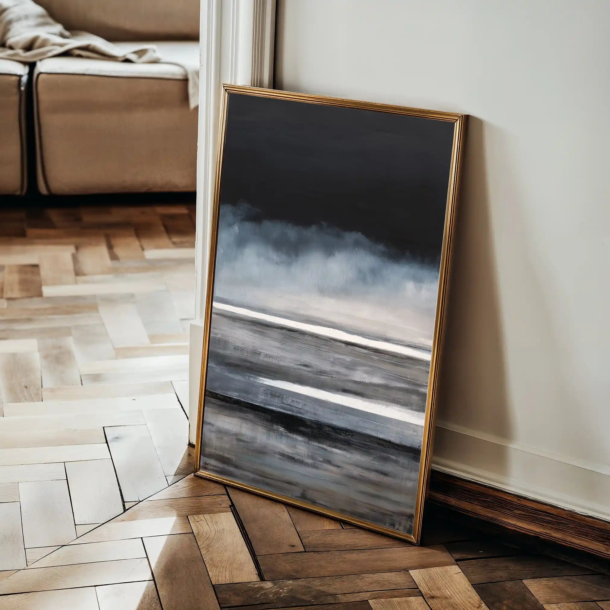 Abstract 2100 Canvas Art 60 x 40 cm / Stretched on hidden frame