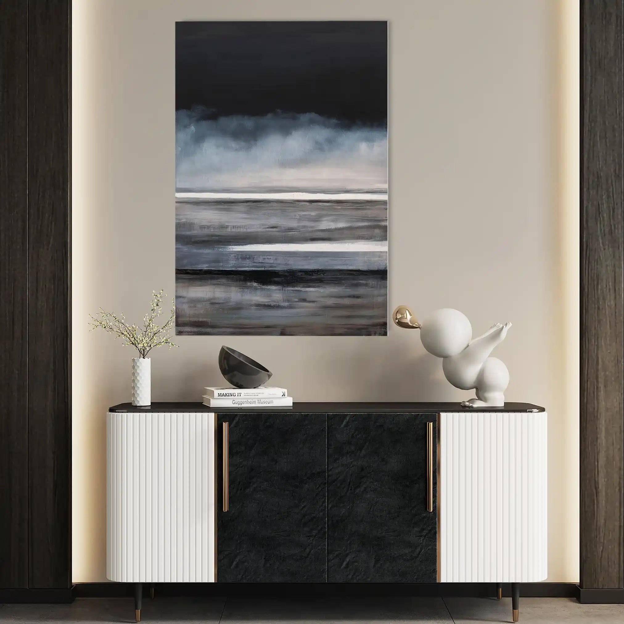 Abstract 2100 Canvas Art 60 x 40 cm / Stretched on hidden frame