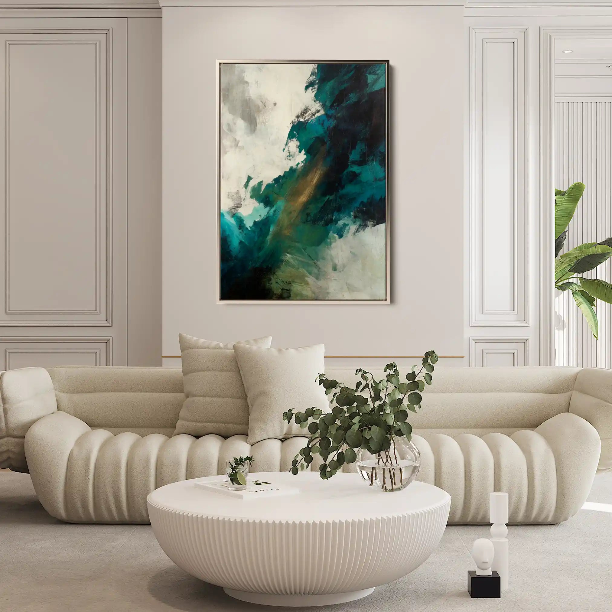 Abstract 2106 Canvas Art 60 x 40 cm / Stretched on hidden frame