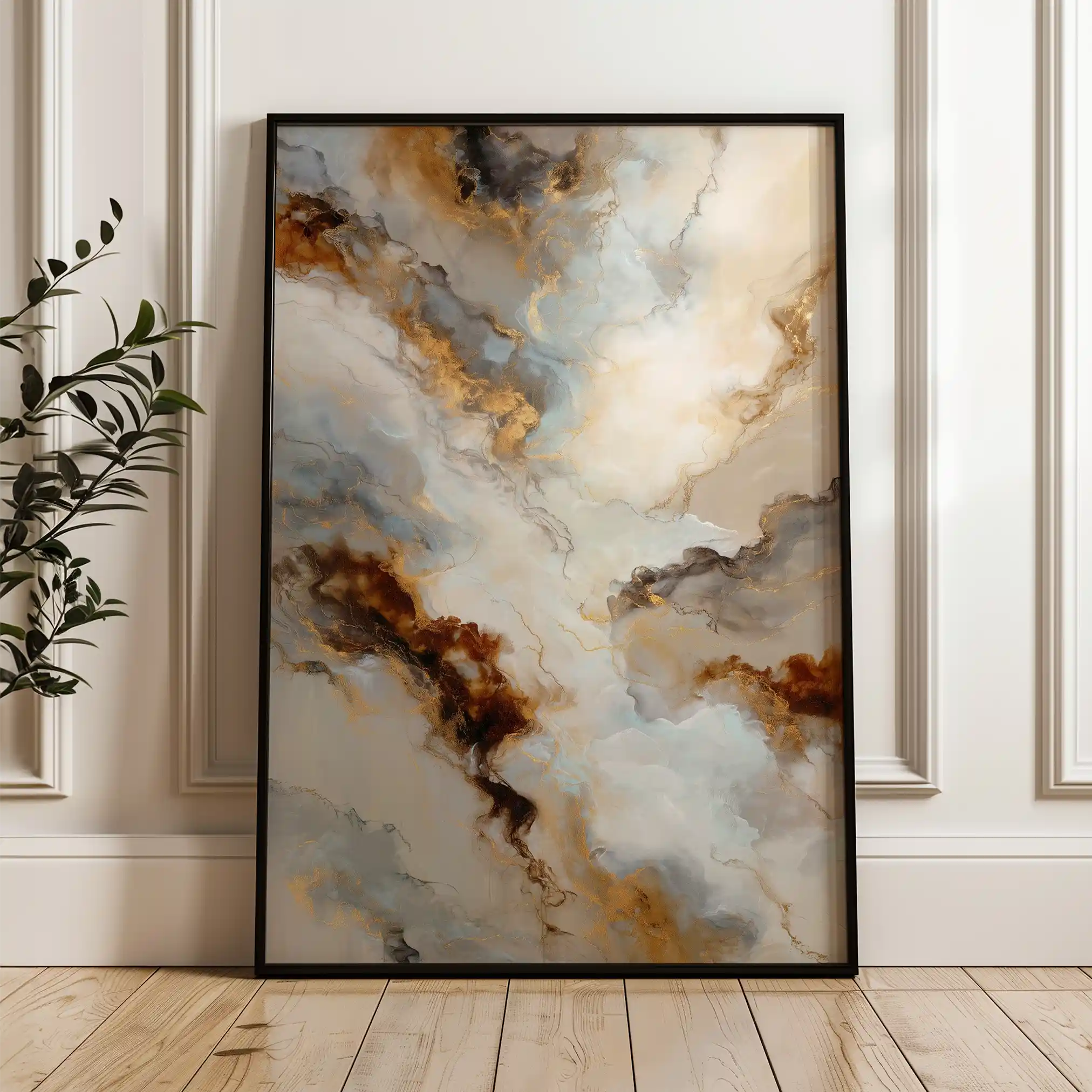 Abstract 2107 Canvas Art 60 x 40 cm / Stretched on hidden frame