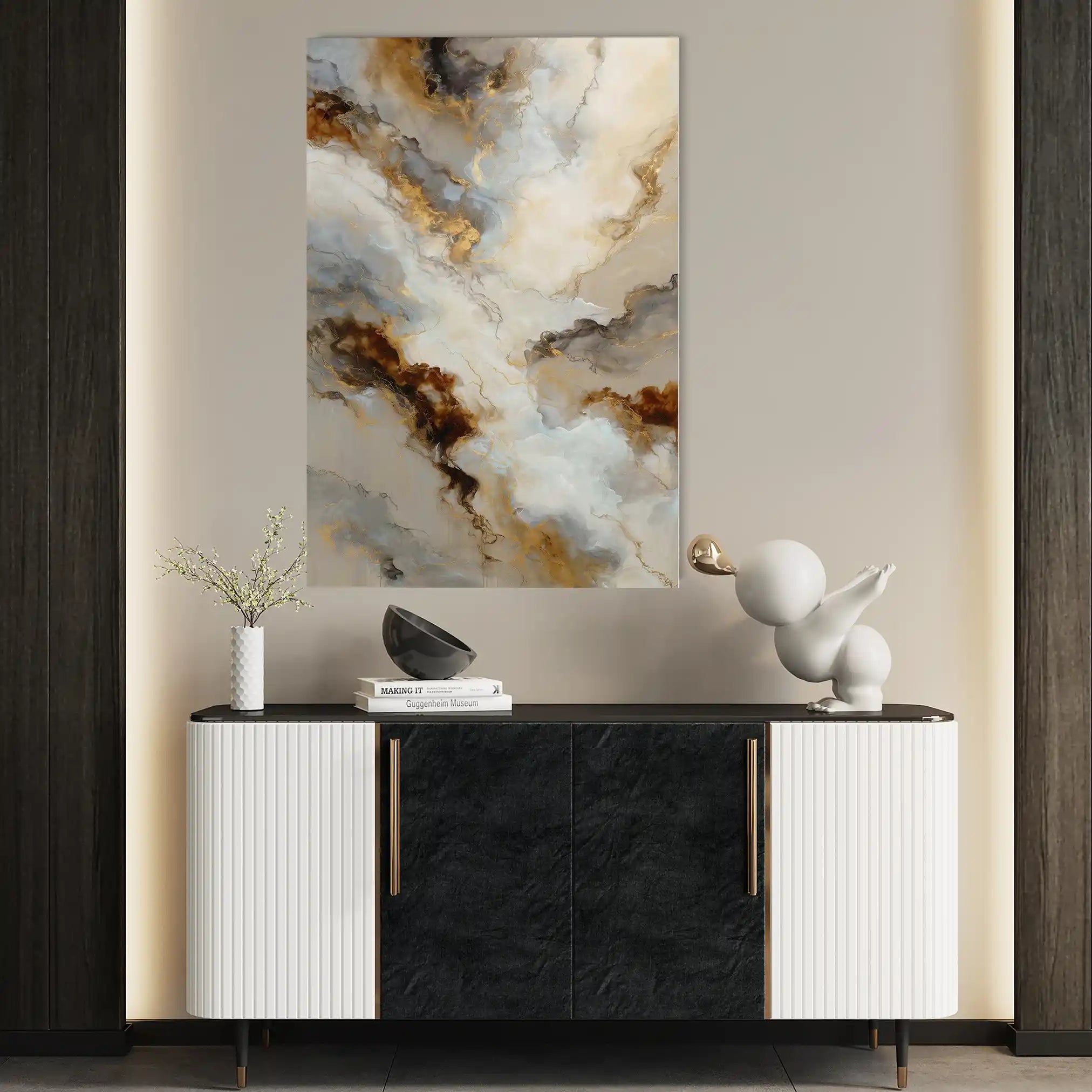 Abstract 2107 Canvas Art 60 x 40 cm / Stretched on hidden frame
