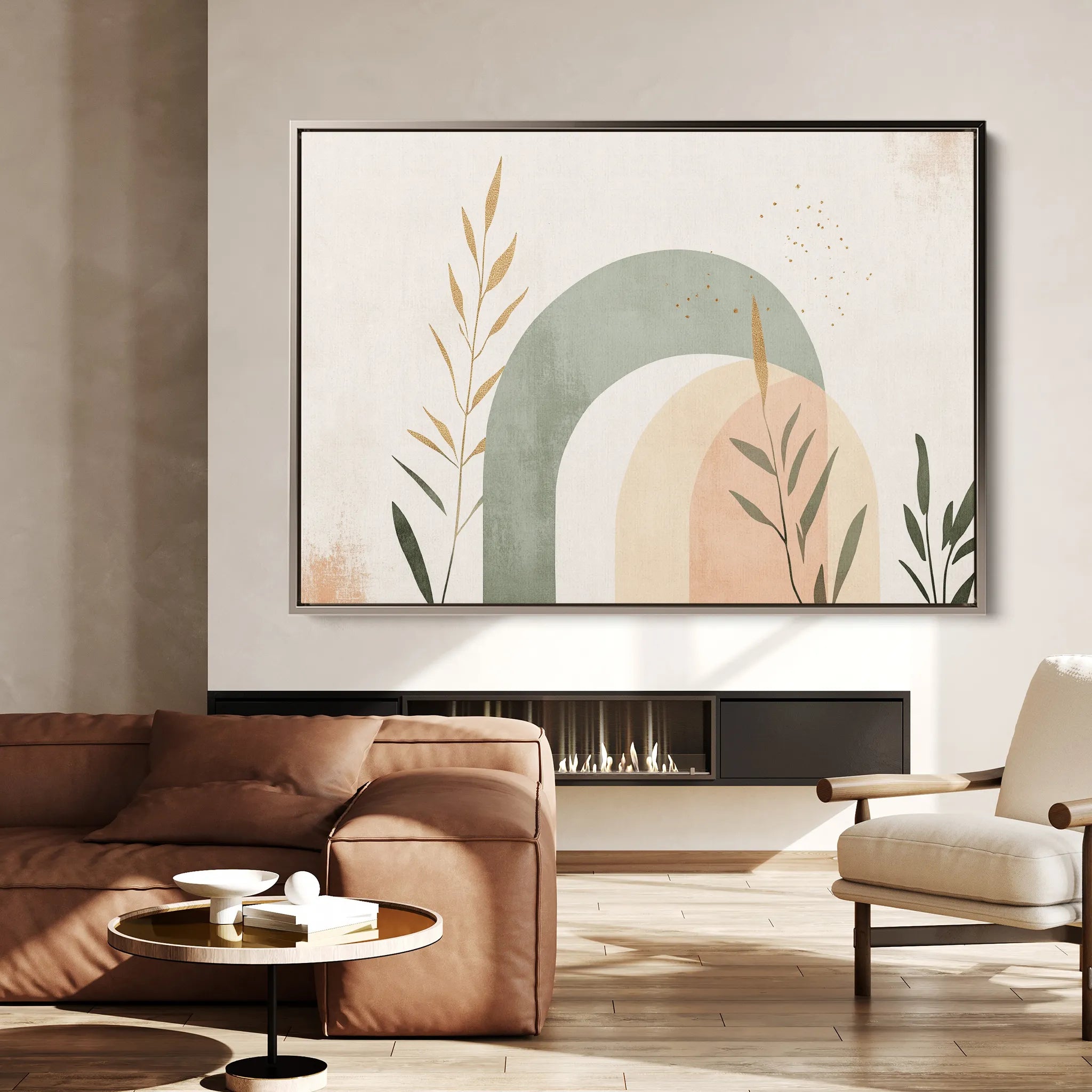 Boho Canvas Wall Art WAD211-BH 90 x 60 cm / Stretched on hidden frame
