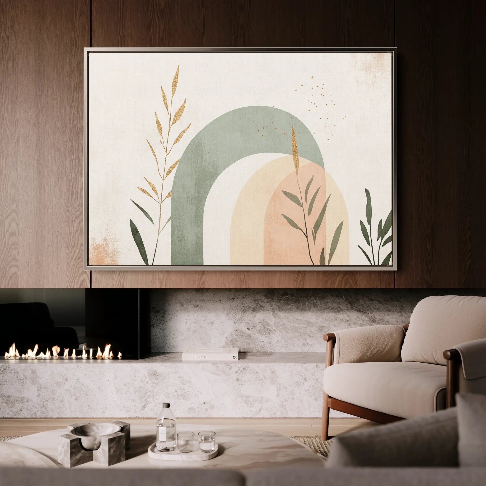 Boho Canvas Wall Art WAD211-BH 90 x 60 cm / Stretched on hidden frame