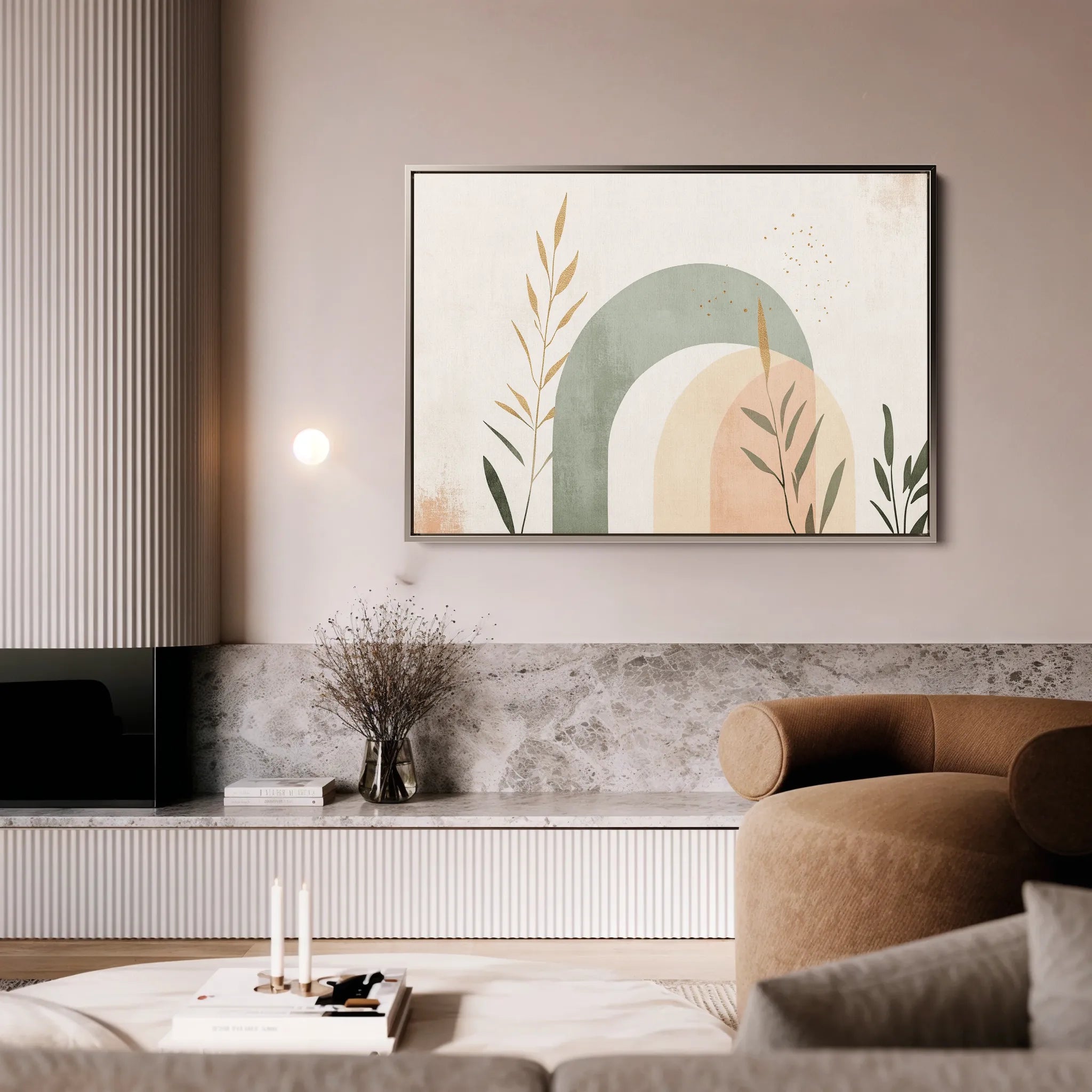 Boho Canvas Wall Art WAD211-BH 90 x 60 cm / Stretched on hidden frame