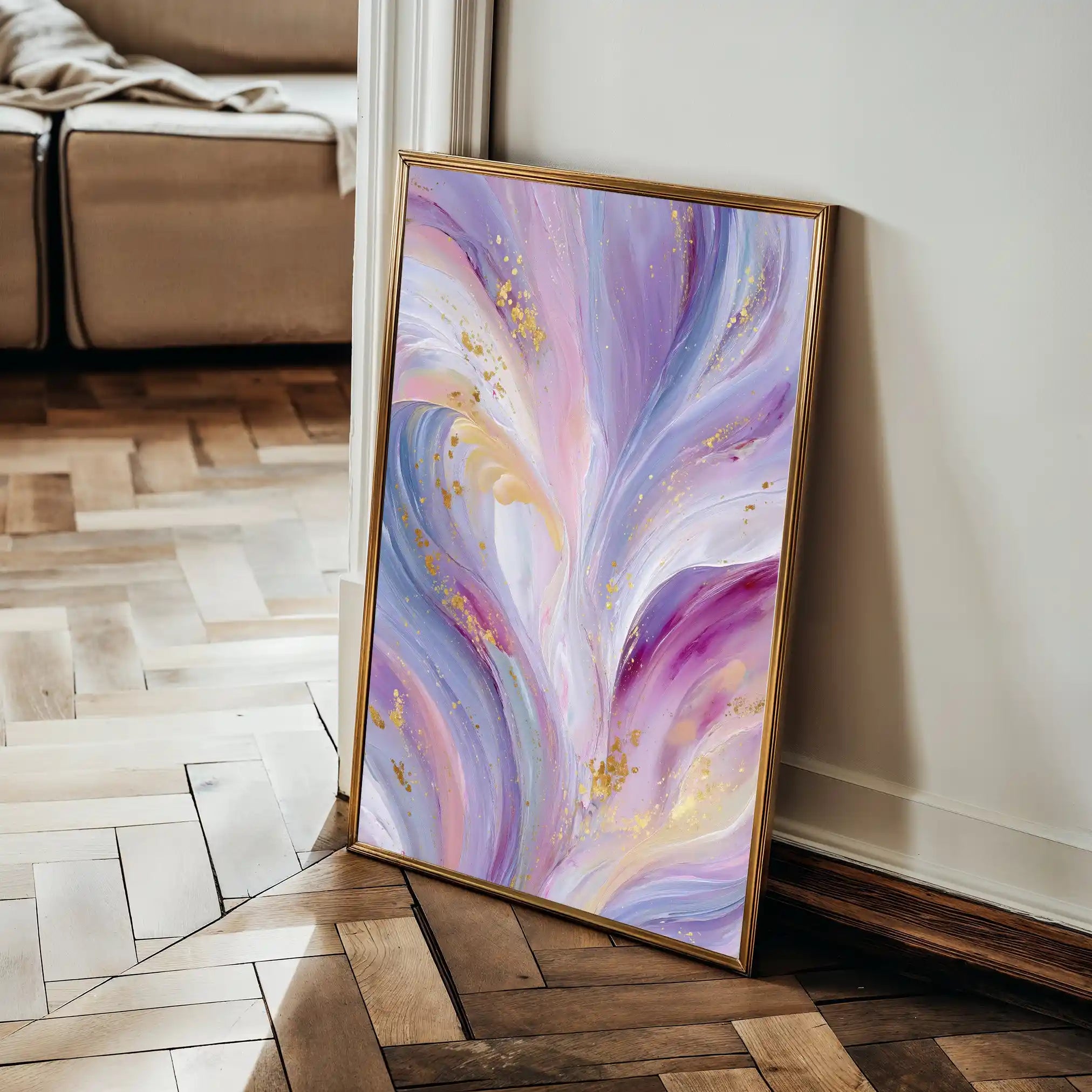 Abstract 2111 Canvas Art 60 x 40 cm / Stretched on hidden frame