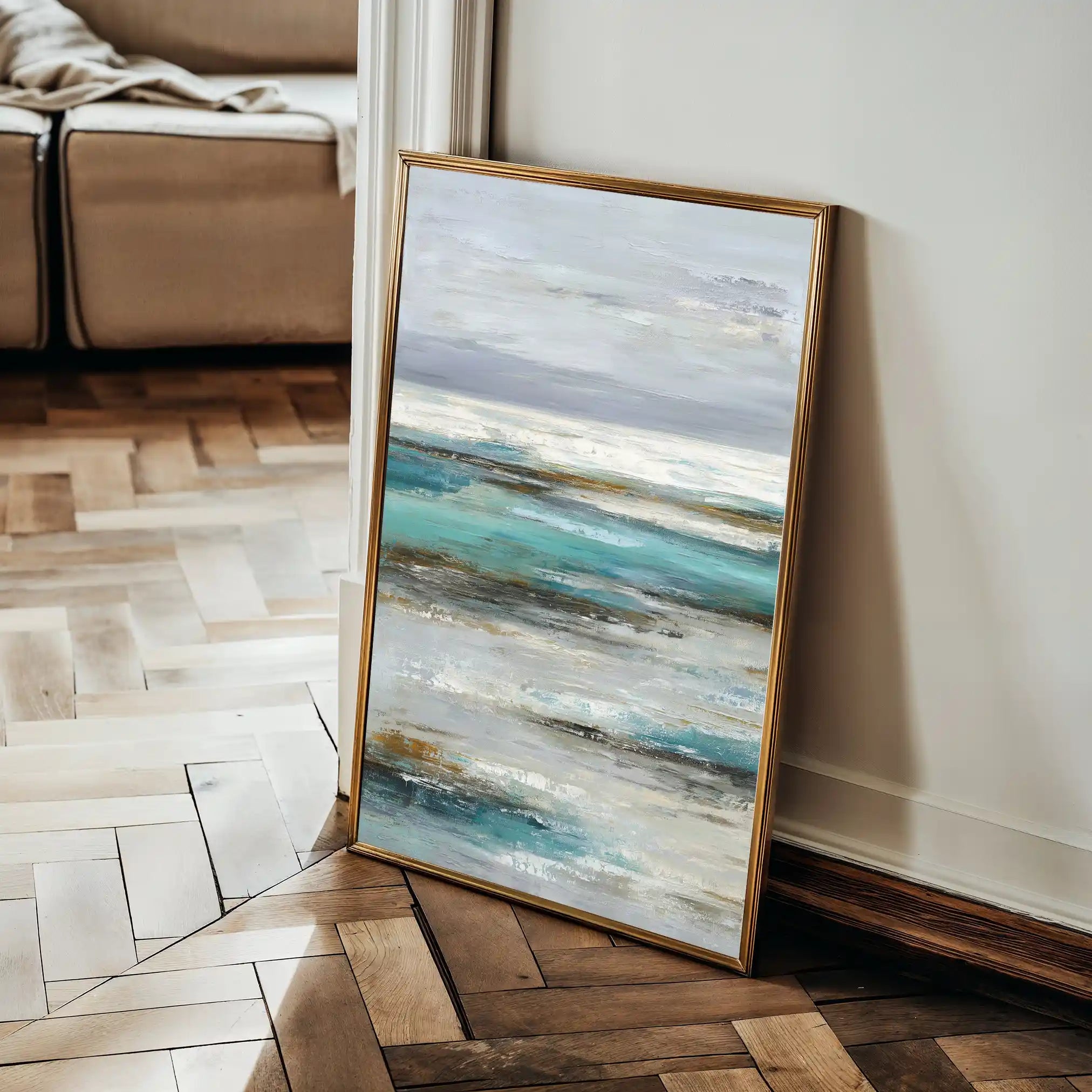 Abstract 2113 Canvas Art 60 x 40 cm / Stretched on hidden frame