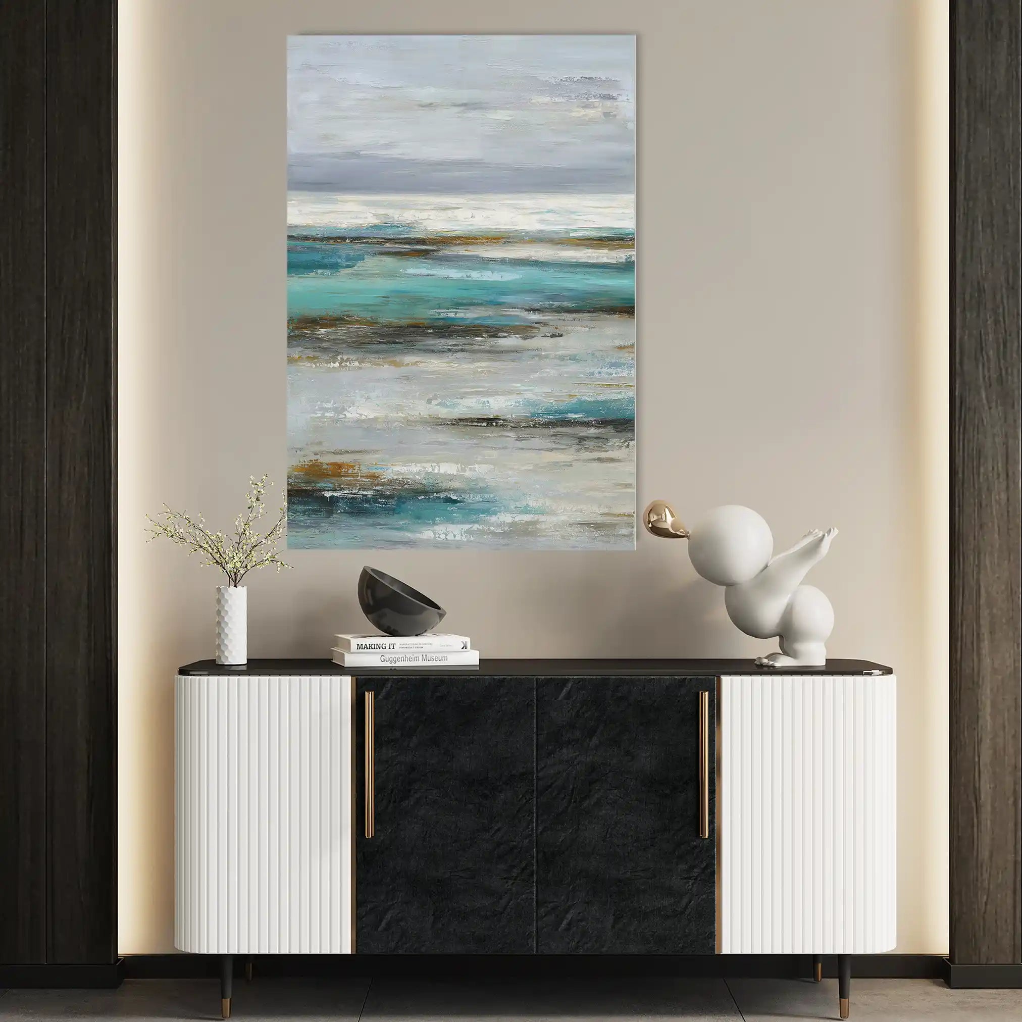 Abstract 2113 Canvas Art 60 x 40 cm / Stretched on hidden frame