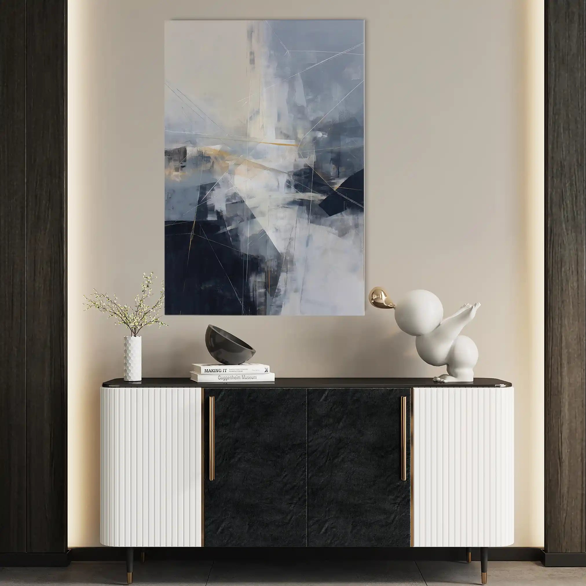 Abstract 2115 Canvas Art 60 x 40 cm / Stretched on hidden frame